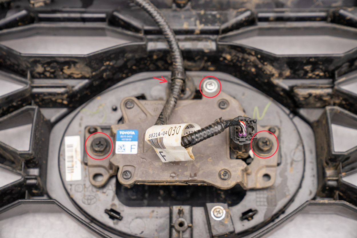 How To Swap Toyota TSS Sensor Onto New Grille Insert