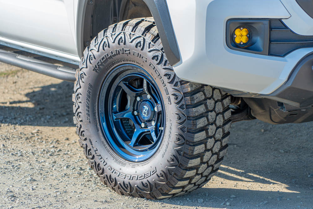 Black Rhino Midnight Blue Shogan Wheels Wrapped In RBP Repulsor MT Tires