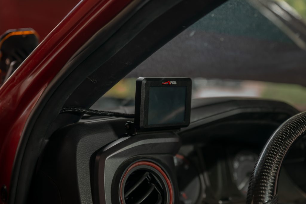 sPOD BantamX Touchscreen Switch Controller Mounted In 3rd Gen Tacoma