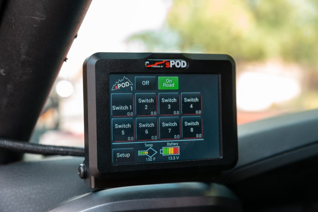 Touchscreen Switch Controller Mounted In 3rd Gen Tacoma