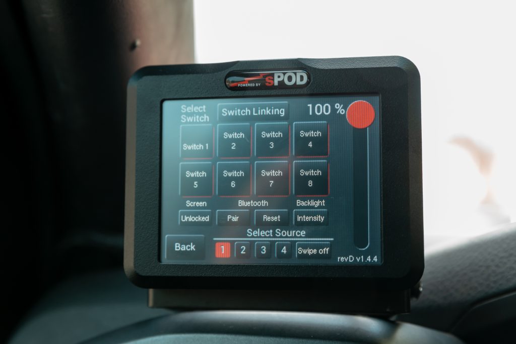 sPOD BantamX Touchscreen Set Up