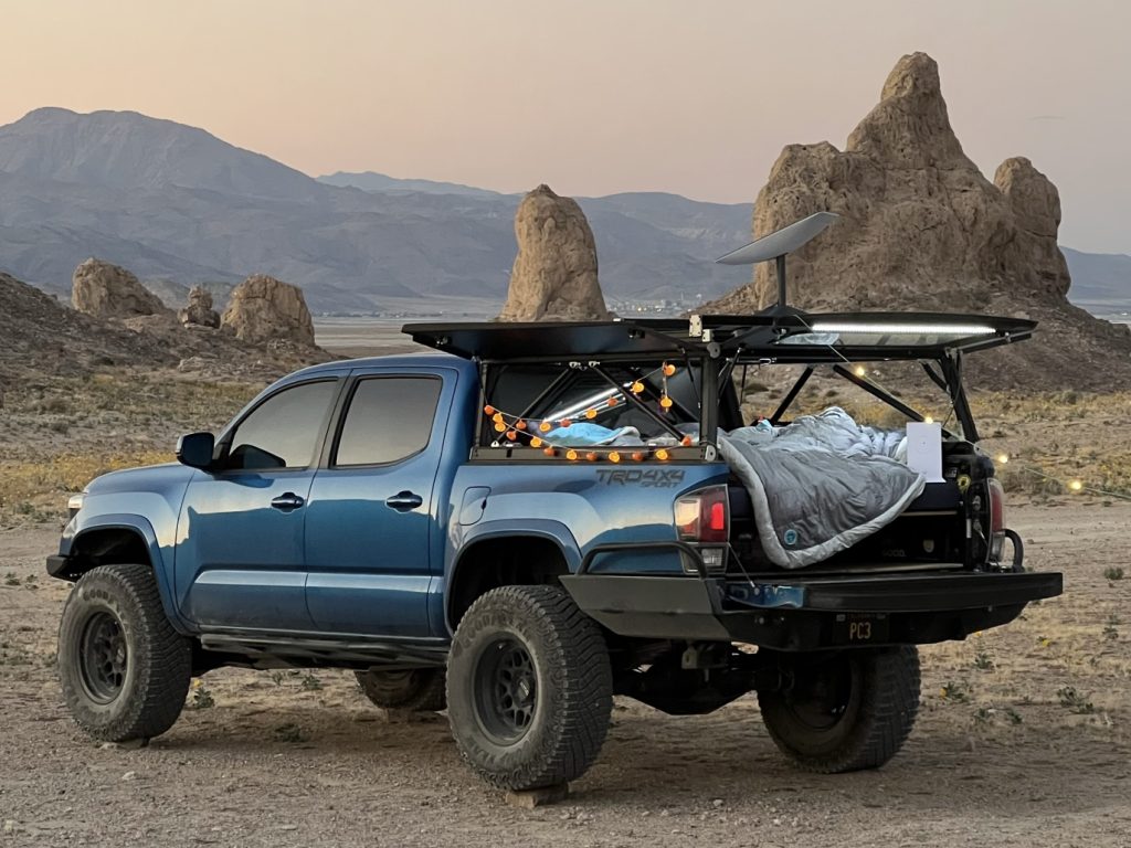 GFC Platform Topper on a 3rd Gen Tacoma Overland Build with Starlink