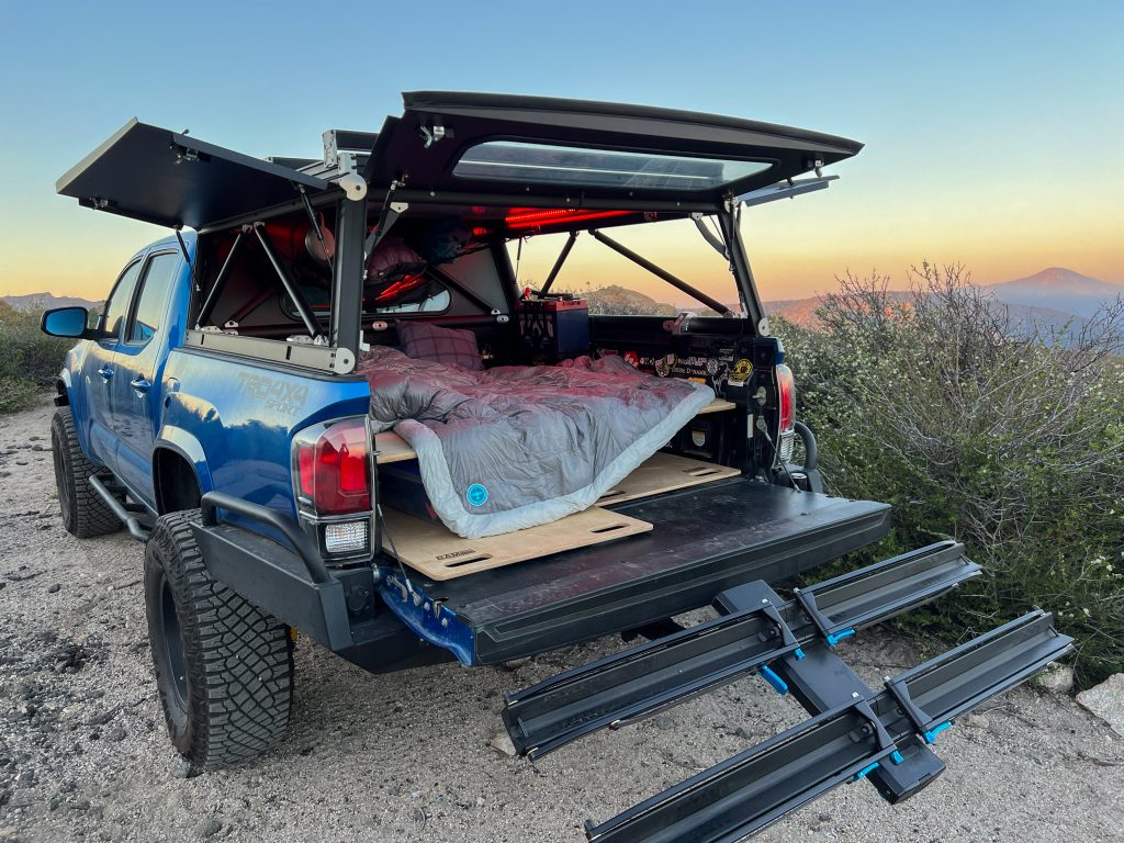 GFC Bed Camping Setup Tacoma