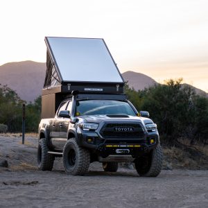 ORU Designs TenFold Weekender On Toyota Tacoma Open Up Top View