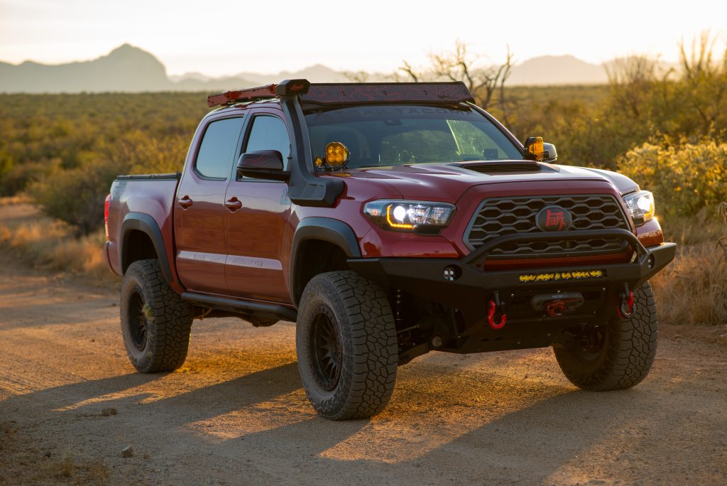 Red 3rd Gen Tacoma Overland Build With Dirt King Shocks