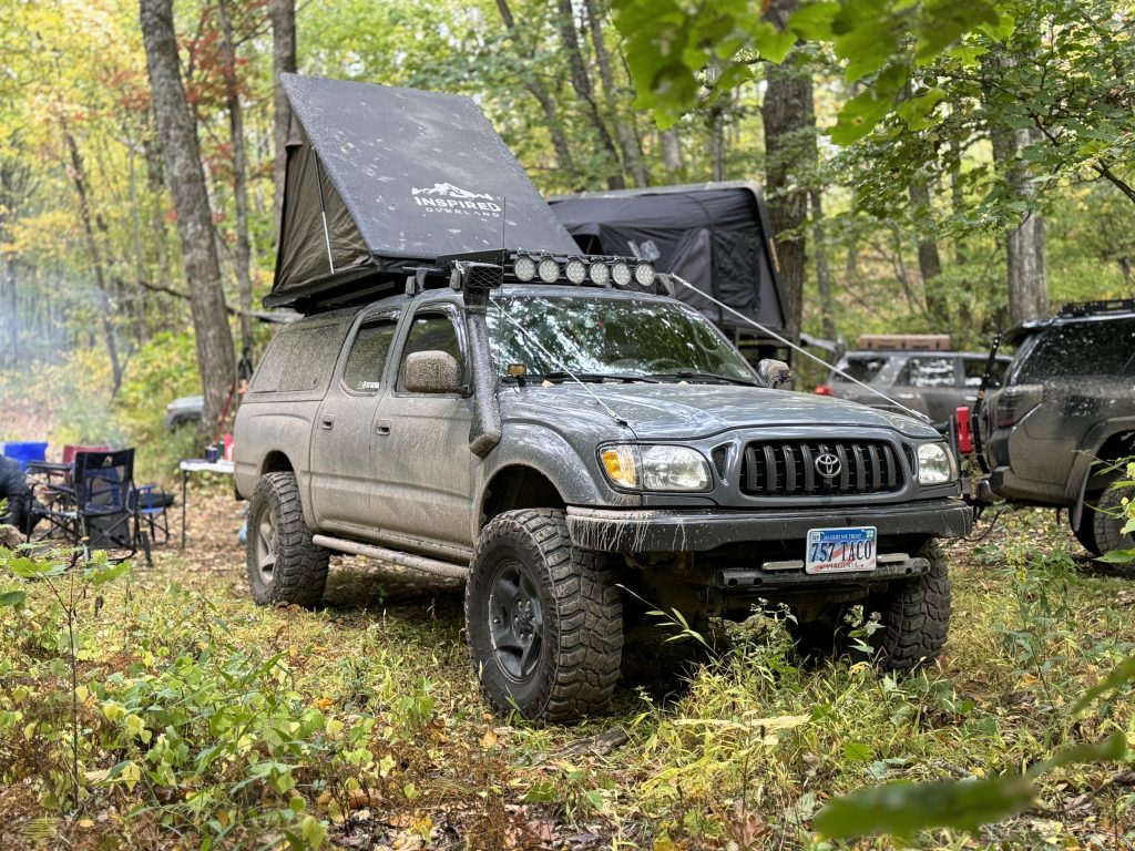 1st Gen Tacoma With Inspired Overland IO Lightweight Rooftop Tent 