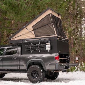 Truck Camper Winter Camping TenFold Weekender By ORU Designs