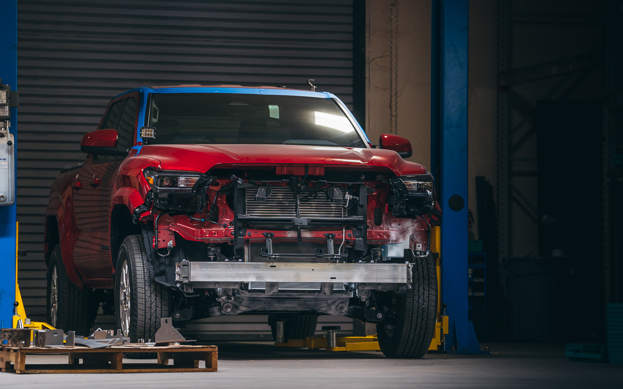 New Product Research & Development For 4G Tacoma - Disassembling Truck At Cali Raised