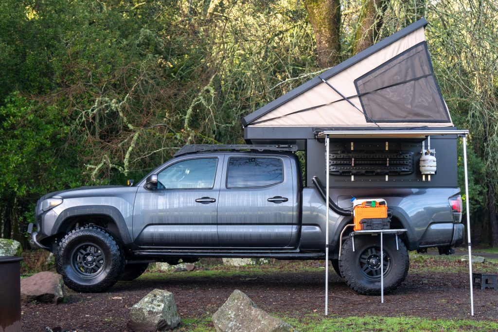 Cold Weather Camping Diesel Heater Setup