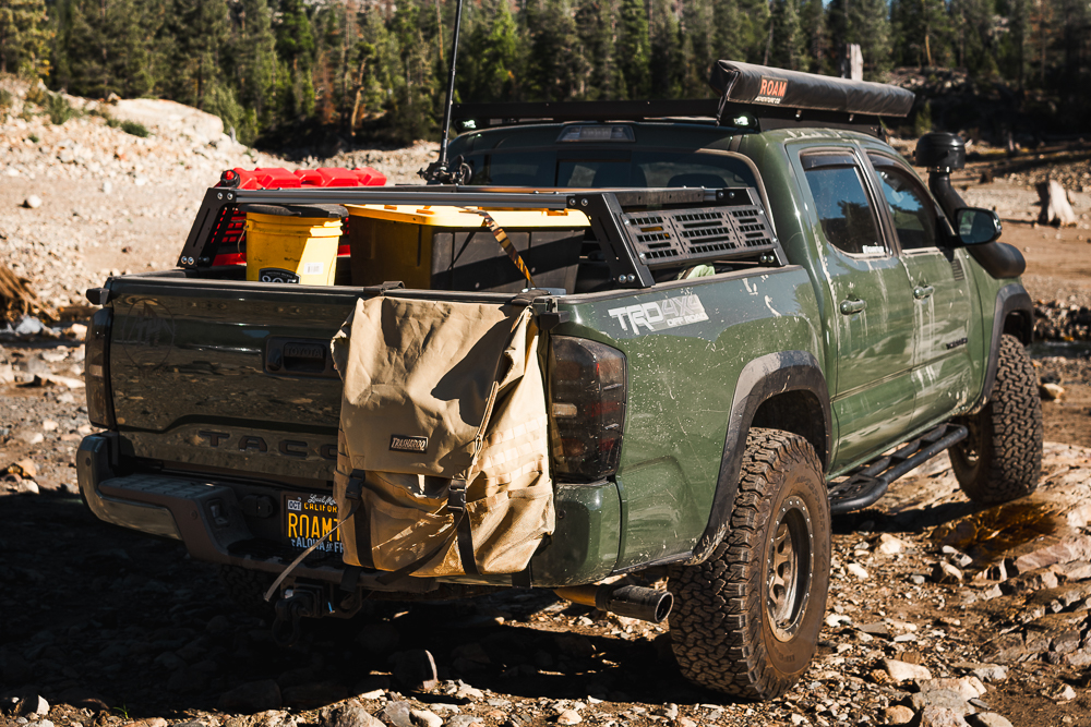 Cali Raised Overland Bed Rack On Tacoma