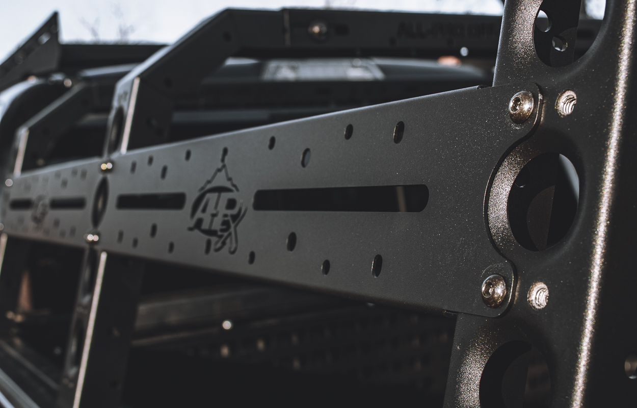 Accessory Bars on All Pro Off-Road Bed Rack