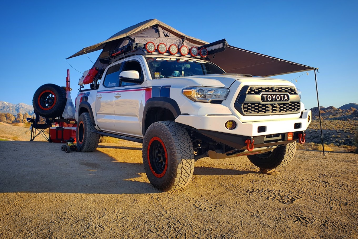 3rd Gen Tacoma with Overland Vehicle Systems Gear