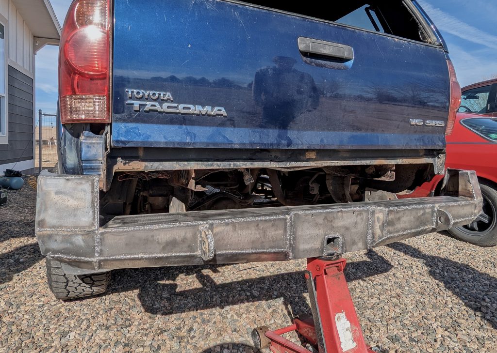 DIY Weld Rear Bumper Tacoma