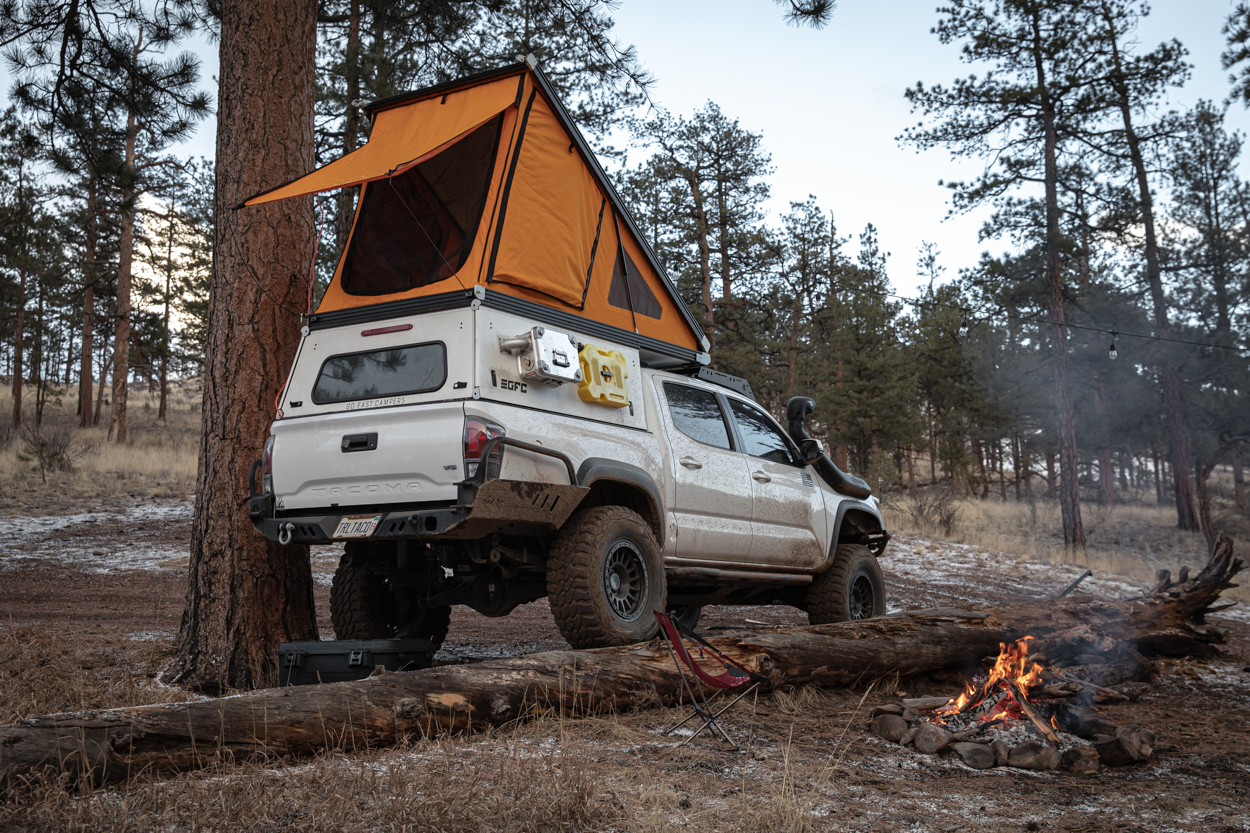Winter Camping With Two Track Nation Hot Box Diesel Heater