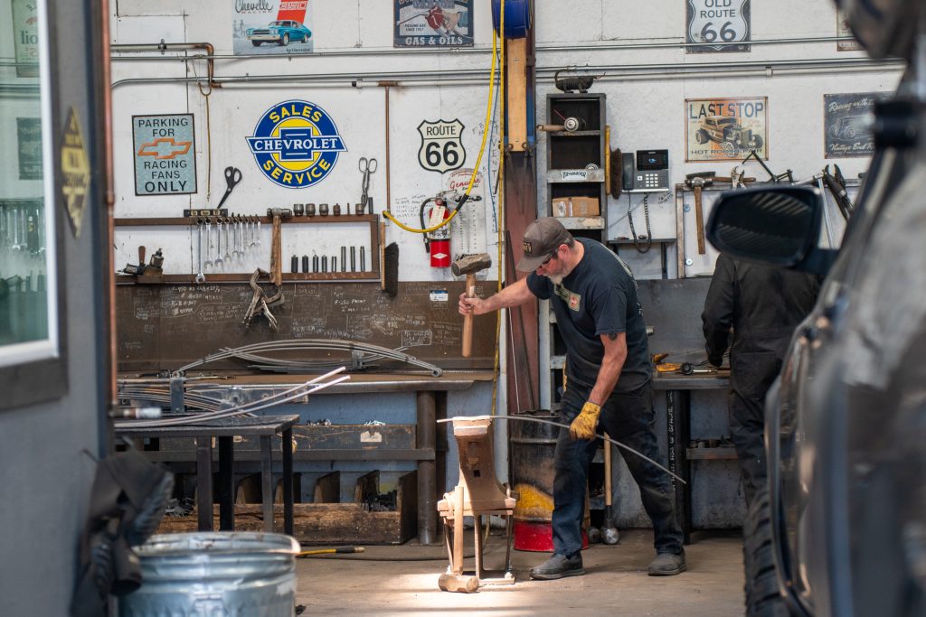 Custom Black Smiting to Forge Custom Leaf Packs for Lifted Trucks