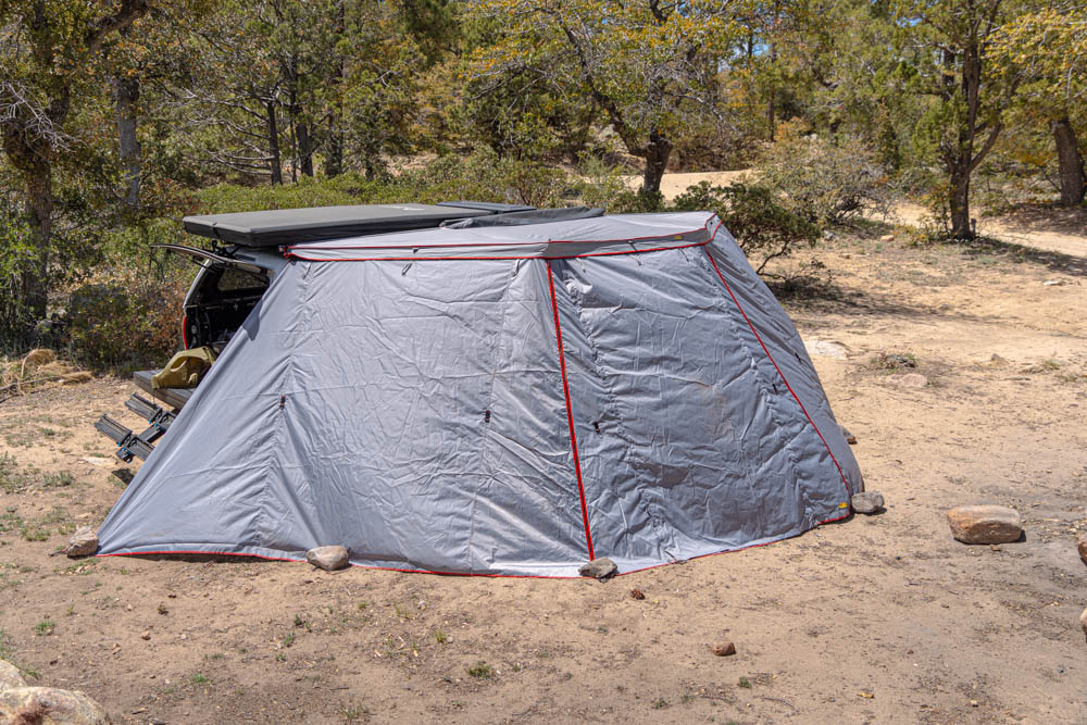 Overland Pros Wraptor Awning With Walls