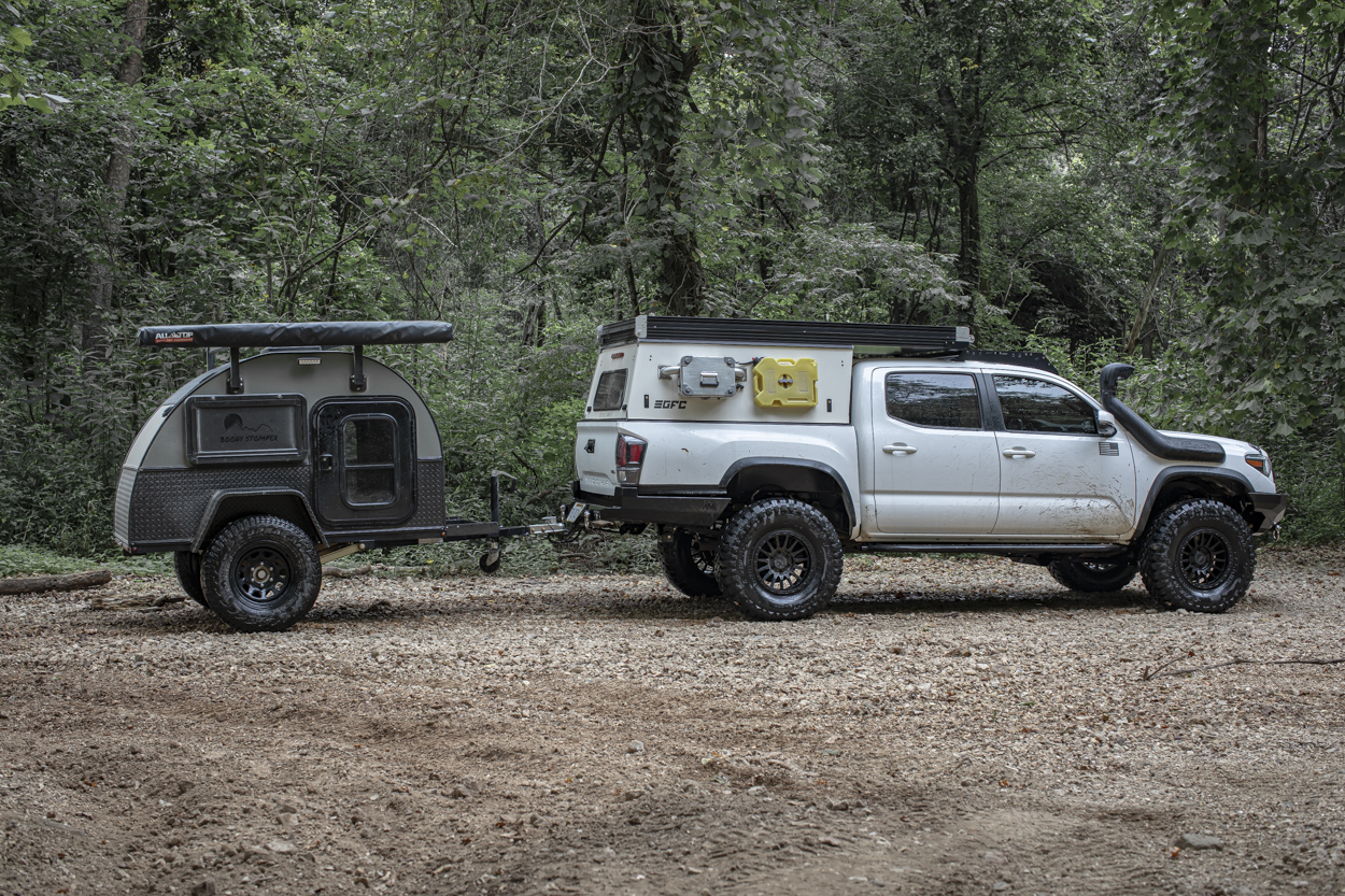 Tacoma Towing Sunnyside Off-Road Boony Stomper Teardrop Trailer