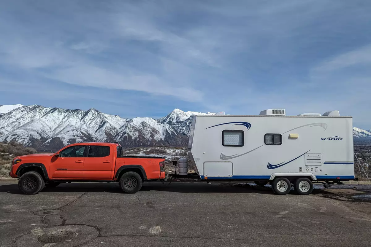 3rd Gen Tacoma Solar Octane Towing Large Camper Trailer