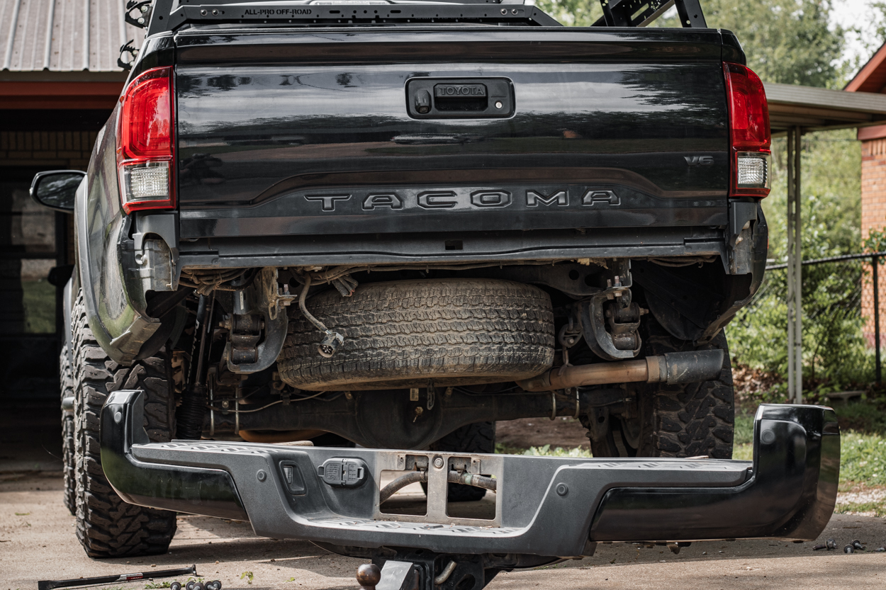 Stock rear bumper removal for 3rd Gen Tacoma