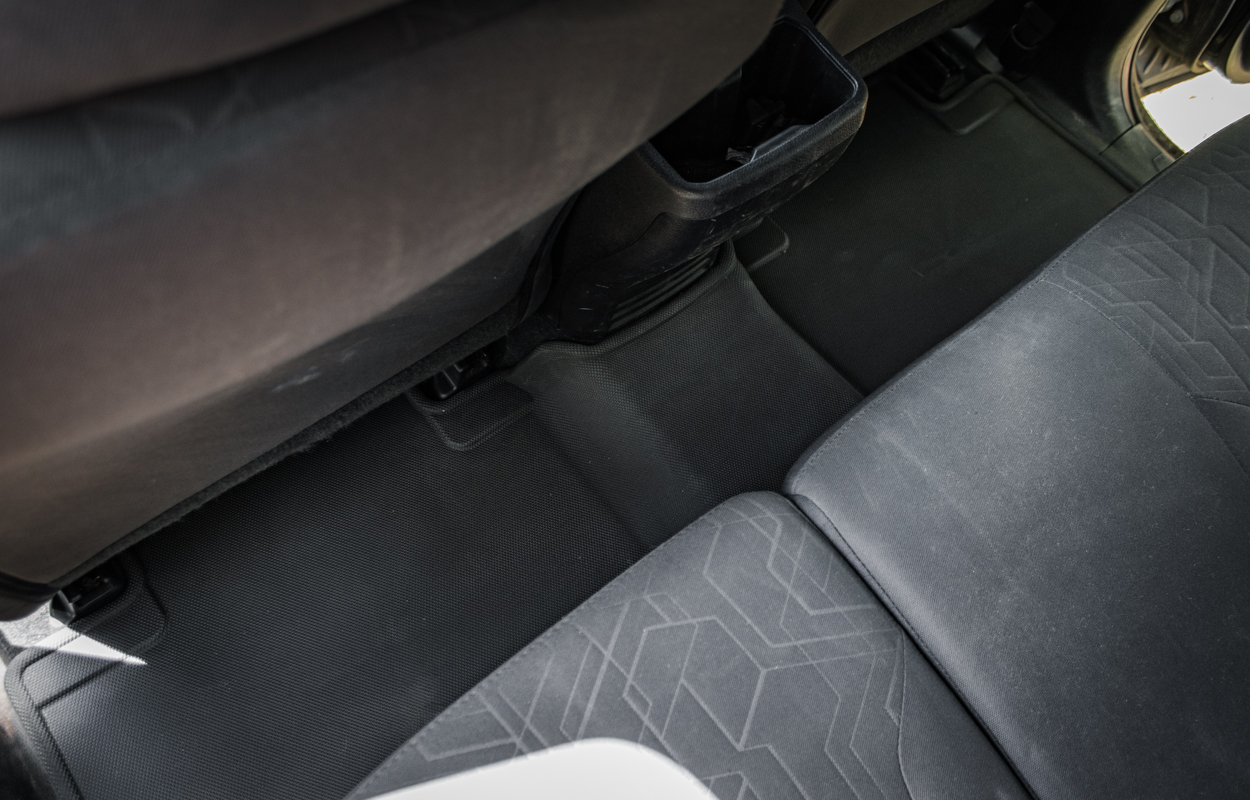 BaseLayer Labs Rear Floor Liners in Toyota Tacoma