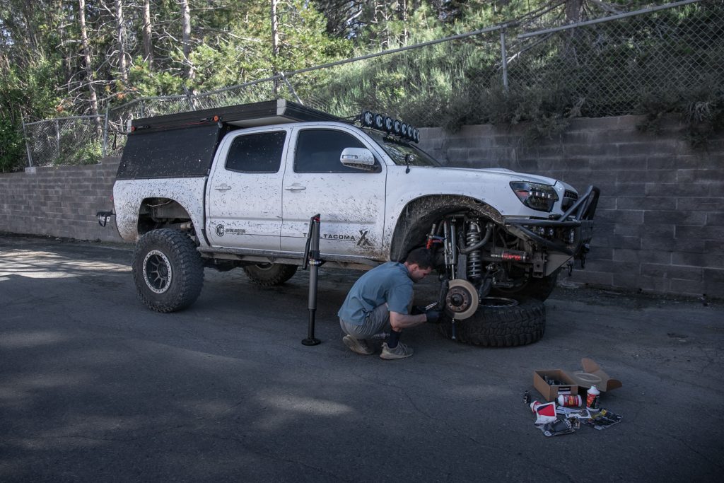 Fixing Brakes on Tacoma
