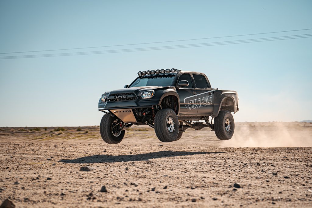 Toyota Tacoma Long Travel Suspension On Off Road Jump