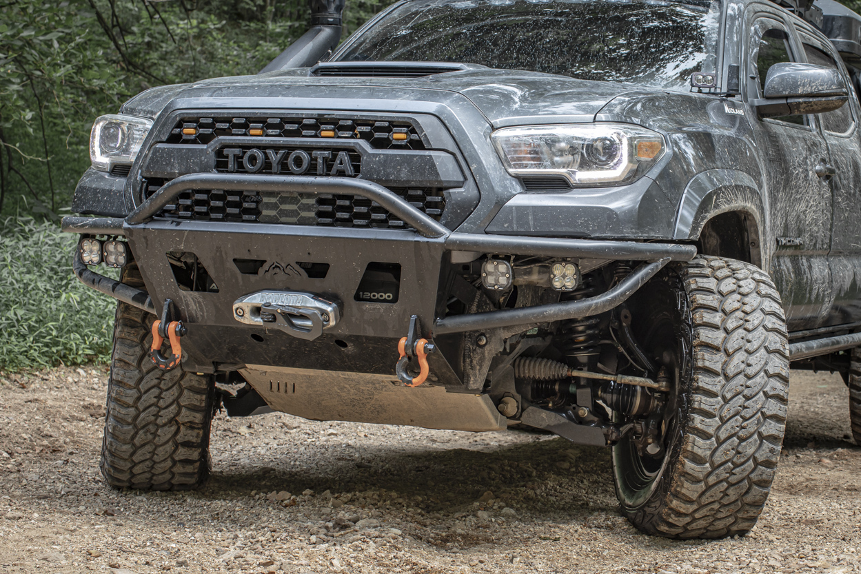 True North Fab Hybrid Bumper With Baja Designs Squadron SAE & Sport