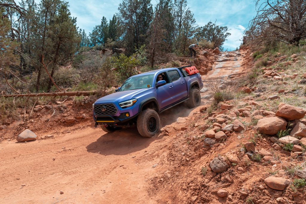 3rd Gen Tacoma On Devil's Staircase, Broken Arrow Trail