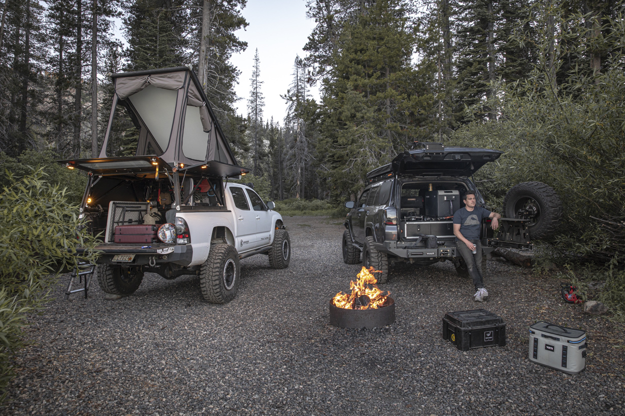 Tacoma & 4Runner Camping In Sierra Mountains