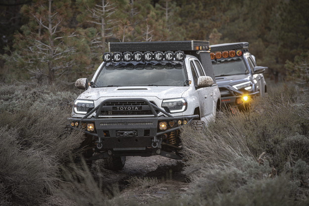 Long Travel Tacoma With GFC Camper