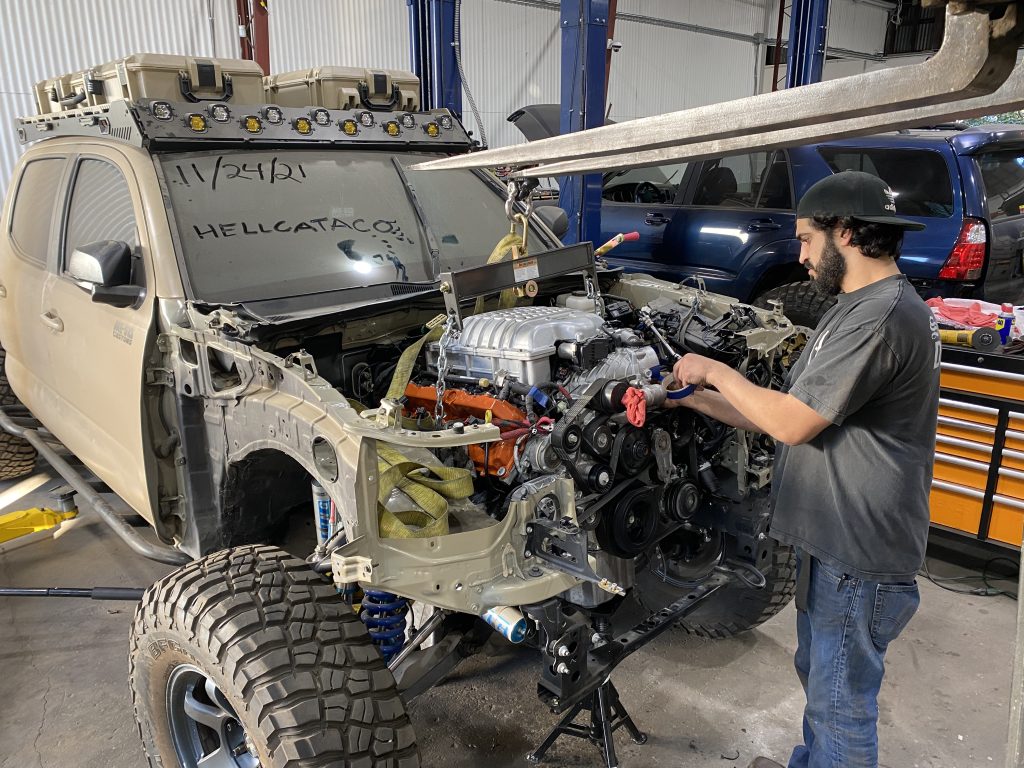 Putting Hellcat Motor In Tacoma