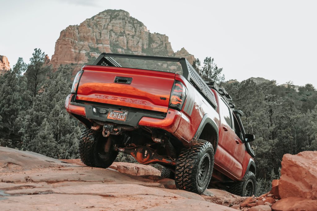 DRT Fabrication Shackle Hanger Kit on 3rd Gen Tacoma