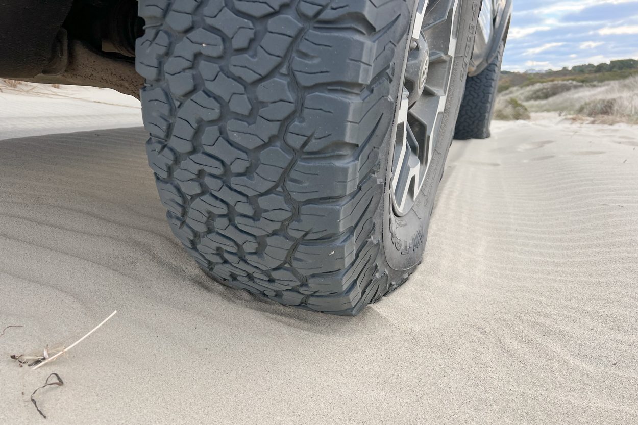 Airing Down While Driving In Sand