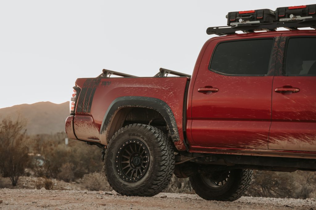 DRT Fab Bed Bars On Tacoma