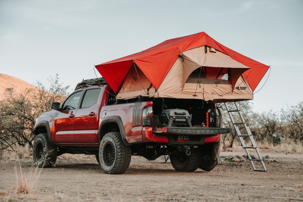 Rugged Ridge Roof Top Tent On Tacoma