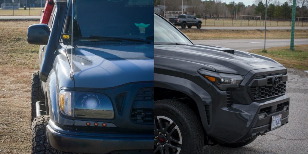 1st Gen Tacoma Vs. 4th Gen Tacoma - Exterior Comparison