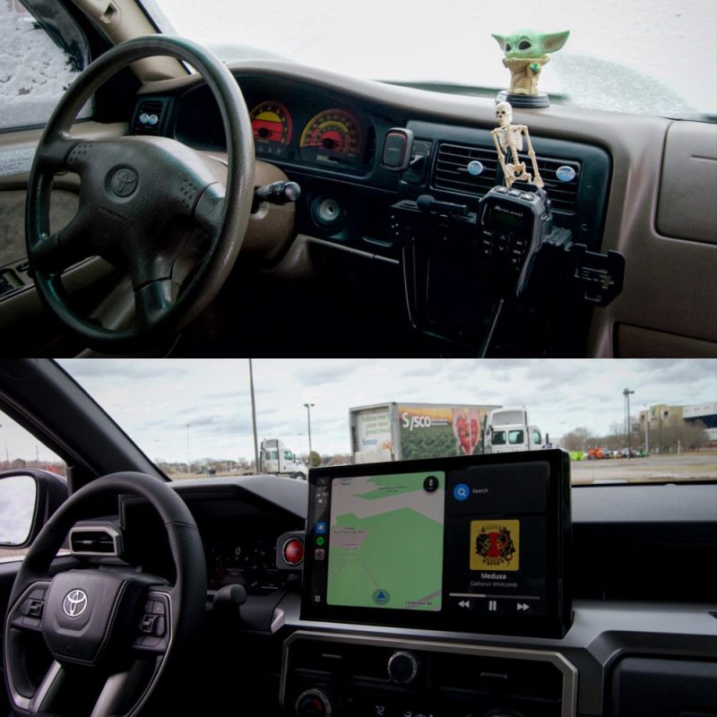 1st Gen Tacoma Vs. 4th Gen Tacoma - Interior Comparison