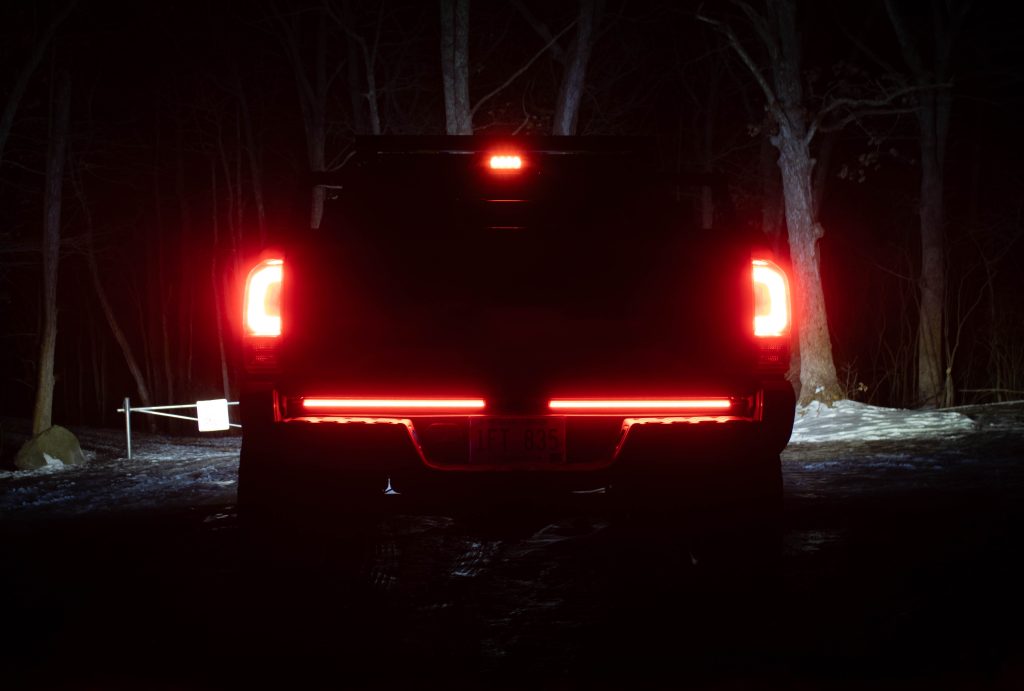 OPT7 Tailgate Light Bar on Tacoma