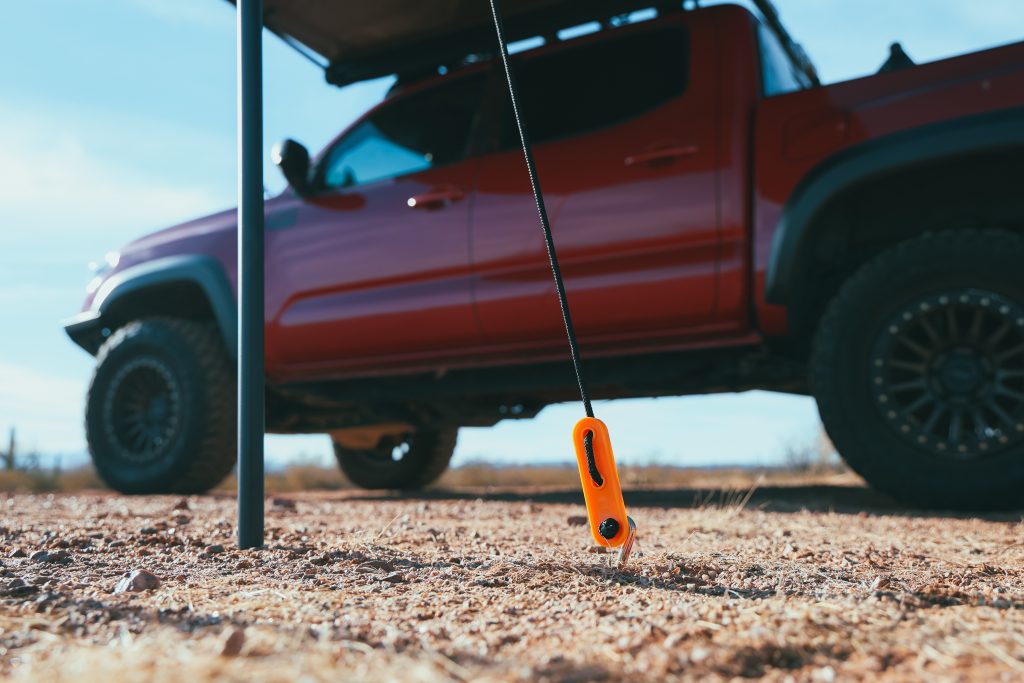 Vehicle Awning Tie Down