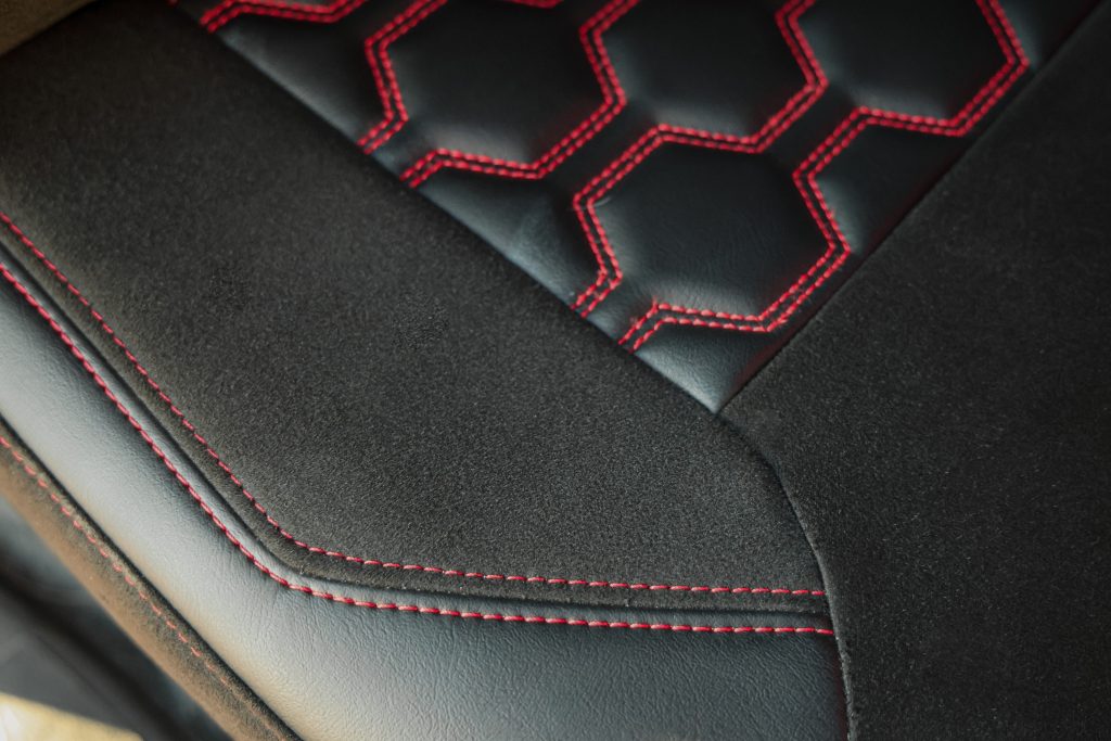 PRP Seats Stitching Quality Close UP