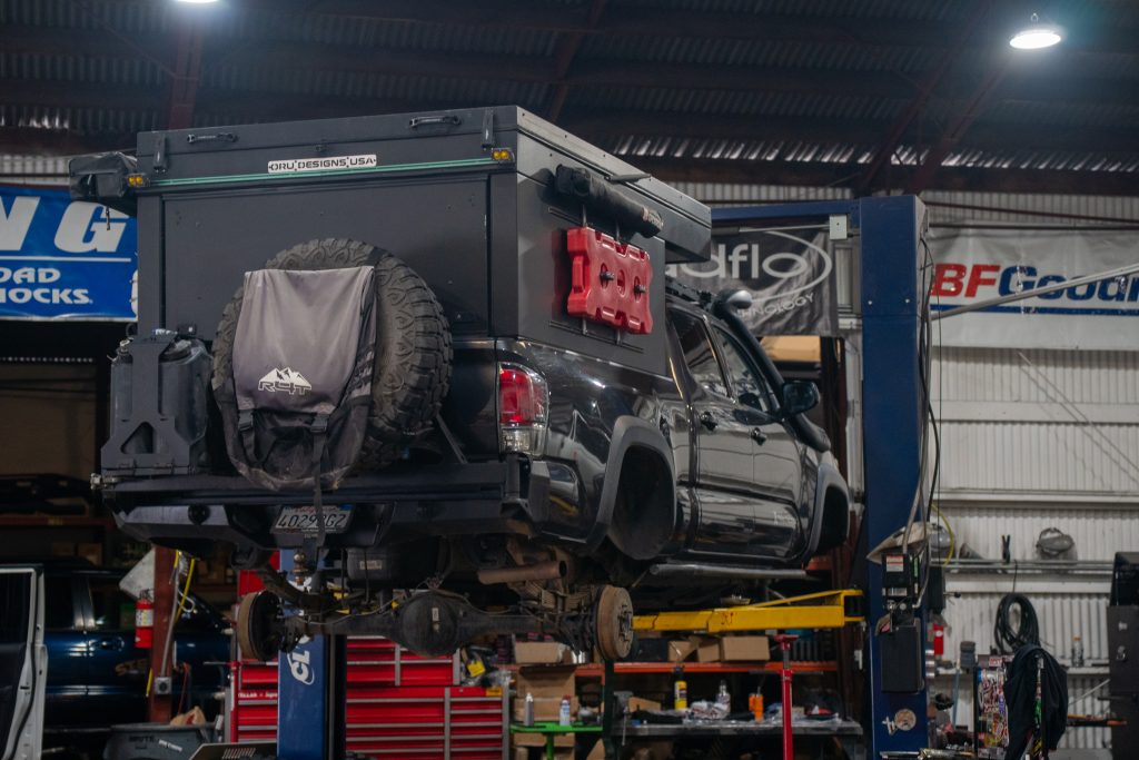 3rd Gen Tacoma On The Lift At Stellar Built