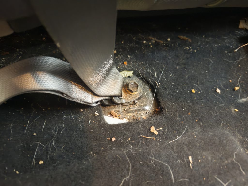 Passenger Side Seat Bolt