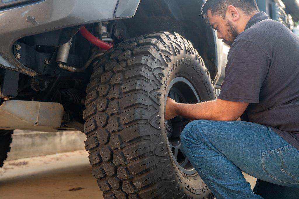 Putting Wheel on 3rd Gen Tacoma