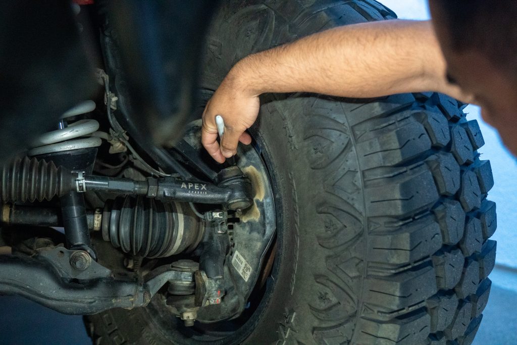 Tie Rod Castle Nut Installation