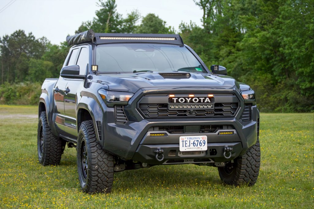 Cali Raised Amber Fog Light Replacement On 4th Gen Tacoma
