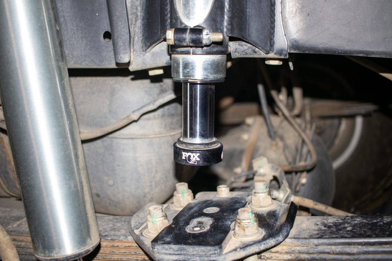 Fox Hydraulic Bump Stops - Removing Nylon Ends