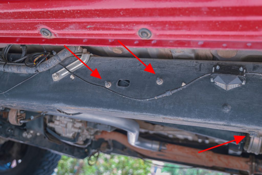 Tacoma Frame Rail Hardware