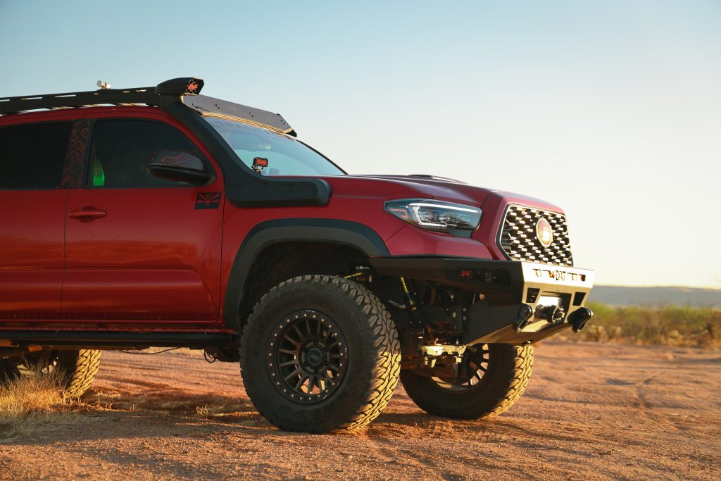 3rd Gen Tacoma With Morimoto XB Evo Lights With White DRL