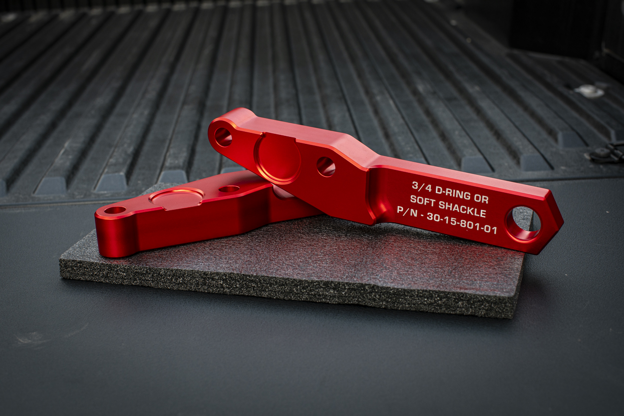 Red Billet Aluminum Rear Recover Points