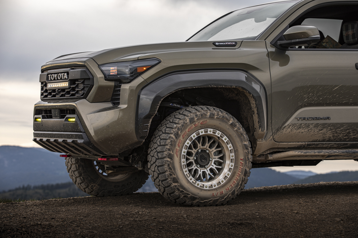 Bronze Oxide 4th Gen Tacoma With Machined Lock Off-Road Combat Wheels